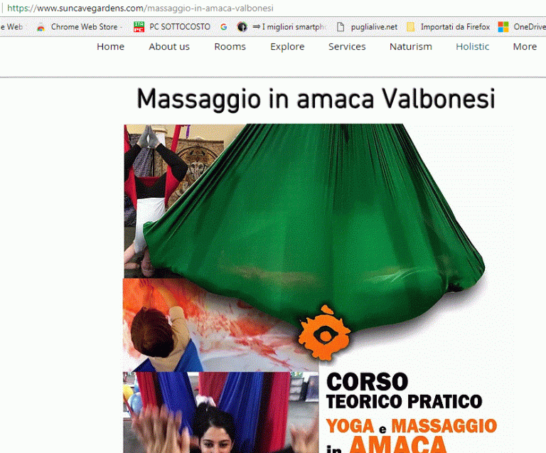 Location eventi  della scuola residenziale amaca armonica Valbonesi