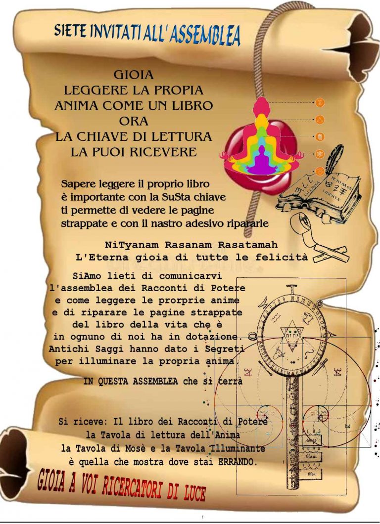Assemblea  TOSCANA, LAZIO e UMBRIA
